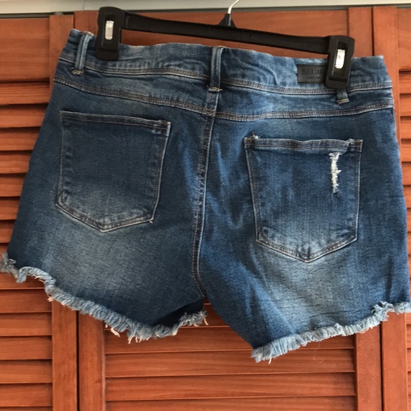 Black Label Blue denim cut off shorts size L. - Picture 2 of 2